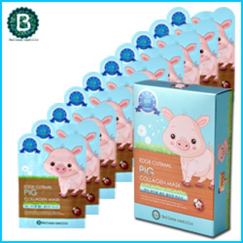 EDGE CUTIMAL  PIG COLLAGEN MASK 1SET